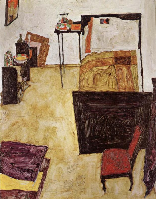 Egon Schiele Schiele-s Room in Neulengbach